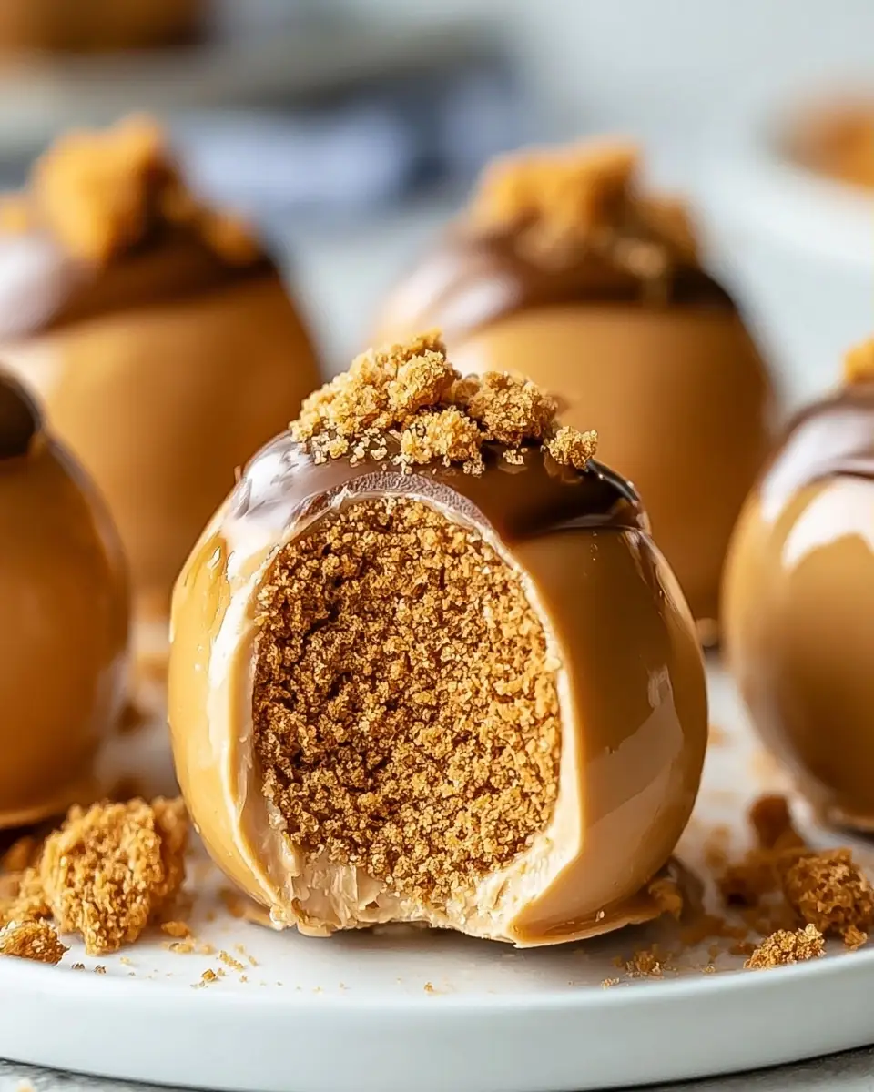 A delicious plate of 3-Ingredient Biscoff Truffles: Quick & Delicious Dessert
