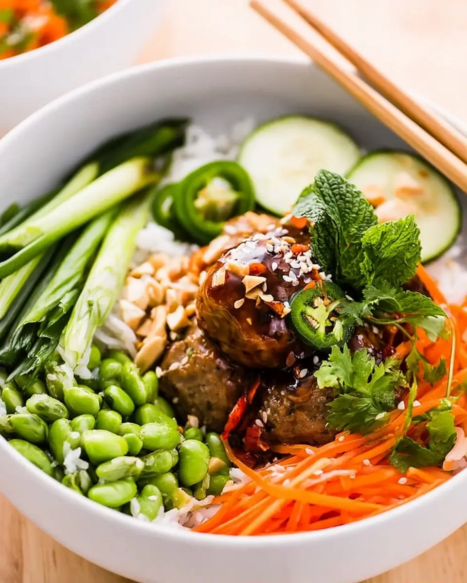 A delicious plate of Asian Bowls