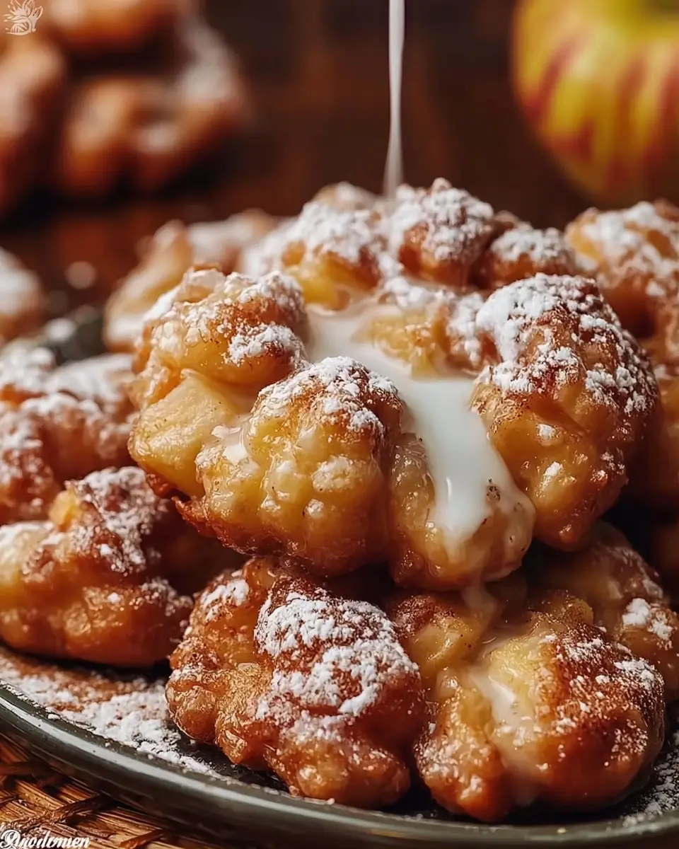 A delicious plate of Baked Apple Fritters: Easy Indulgence for Your Weekend Treats