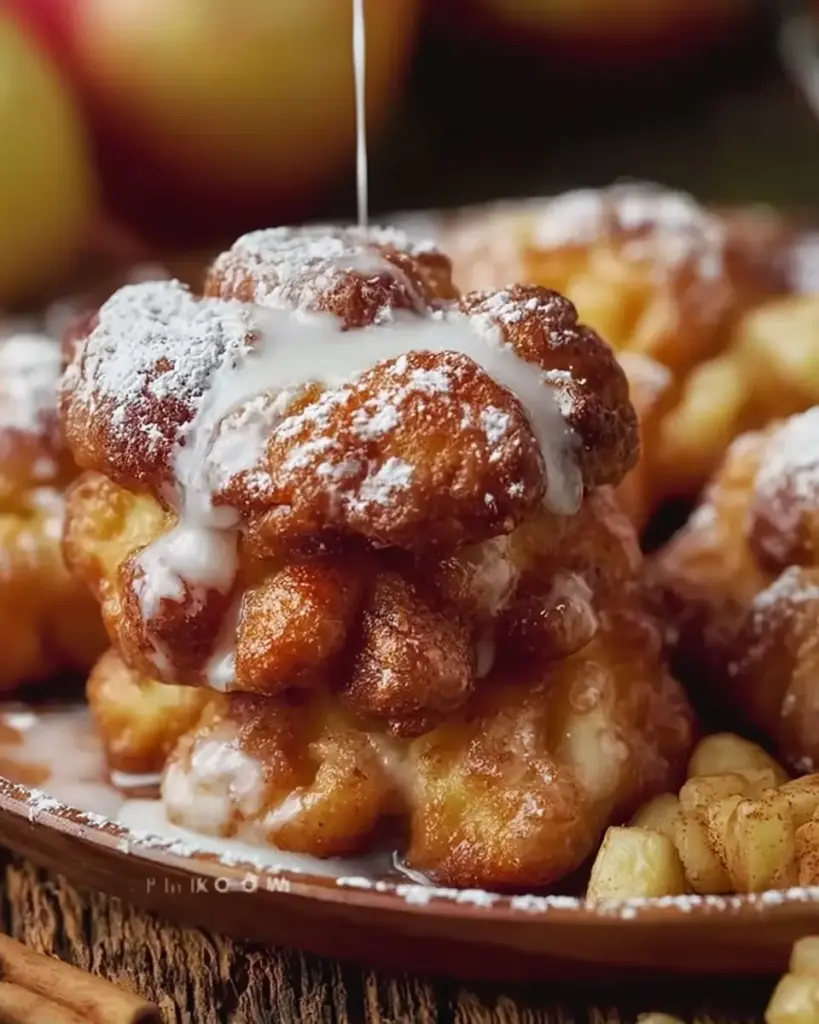 A delicious plate of Baked Apple Fritters: Easy Indulgence for Your Weekend Treats