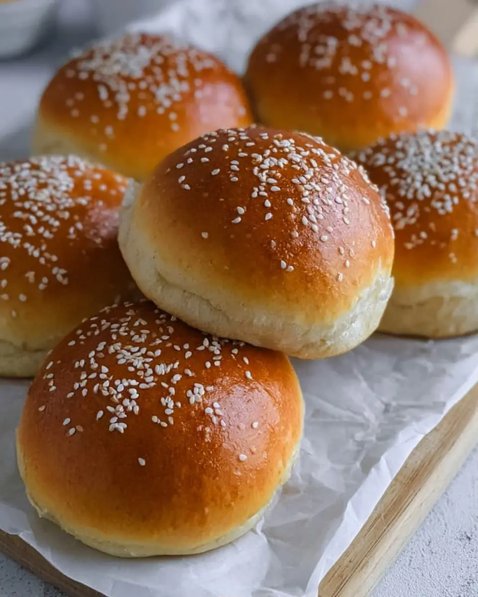 A delicious plate of Brioche Buns
