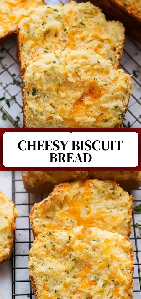 Pinterest pin (Design 3) for Cheddar Bay Biscuit Bread