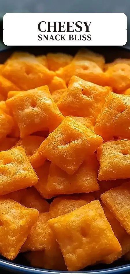 Pinterest pin (Design 2) for Homemade Cheez-Its