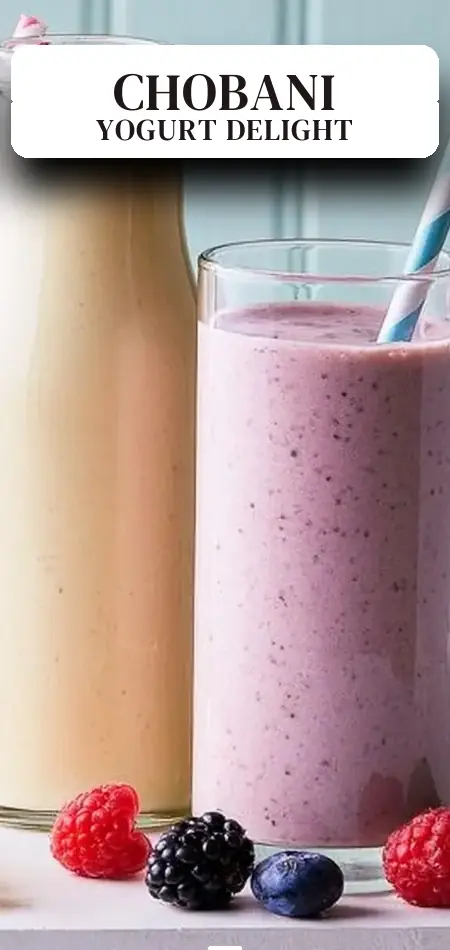 Pinterest pin (Design 2) for Copycat Chobani Yogurt Protein Drink