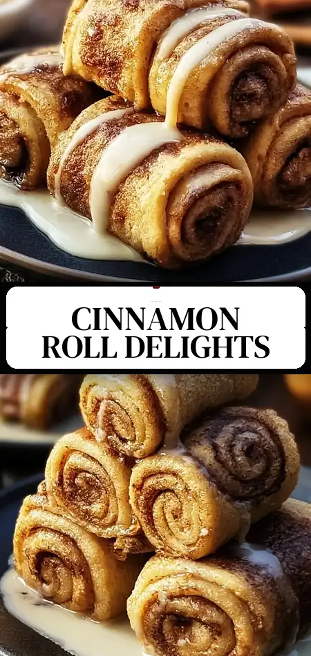 Pinterest pin (Design 3) for Cinnamon Roll French Toast Roll-Ups