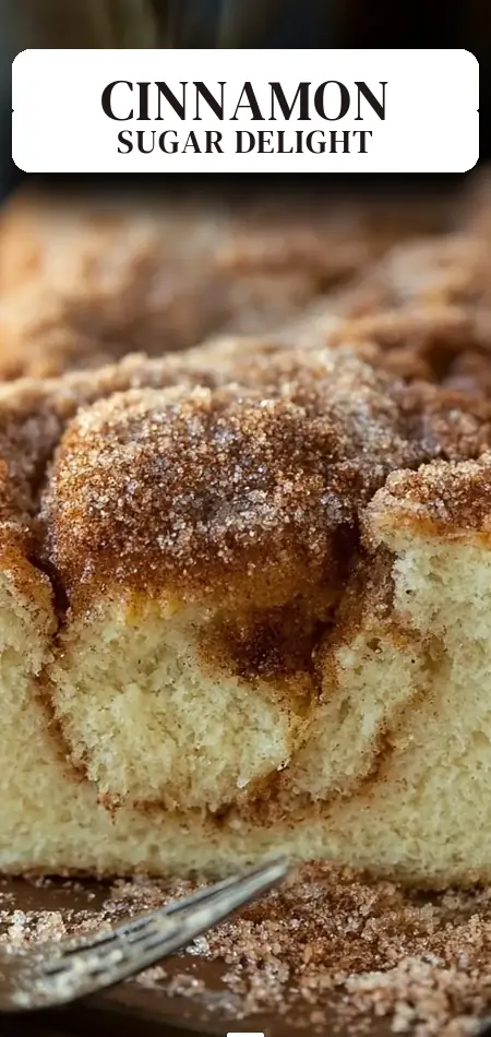 Pinterest pin (Design 2) for Cinnamon Sugar Donut Sweet Bread