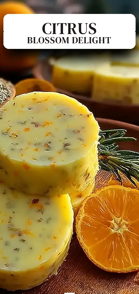 Pinterest pin (Design 2) for Citrus Blossom Butter