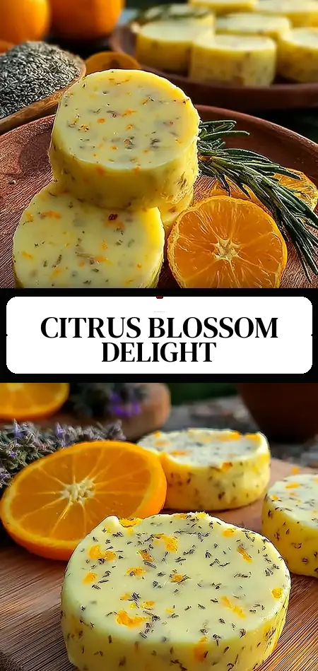 Pinterest pin (Design 3) for Citrus Blossom Butter