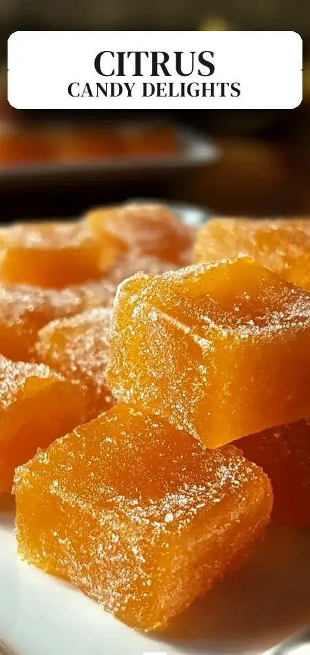 Pinterest pin (Design 2) for Homemade Orange Candy: Your Sweet Citrus Escape