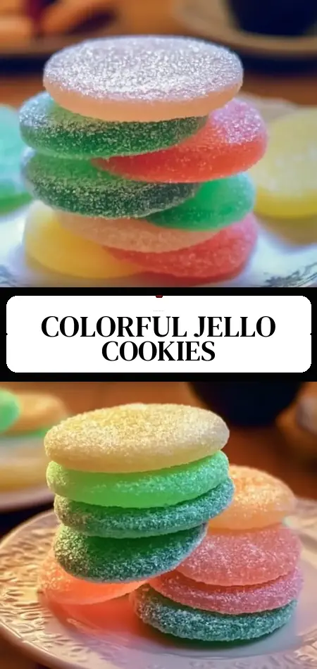 Pinterest pin (Design 3) for Jello Cookies