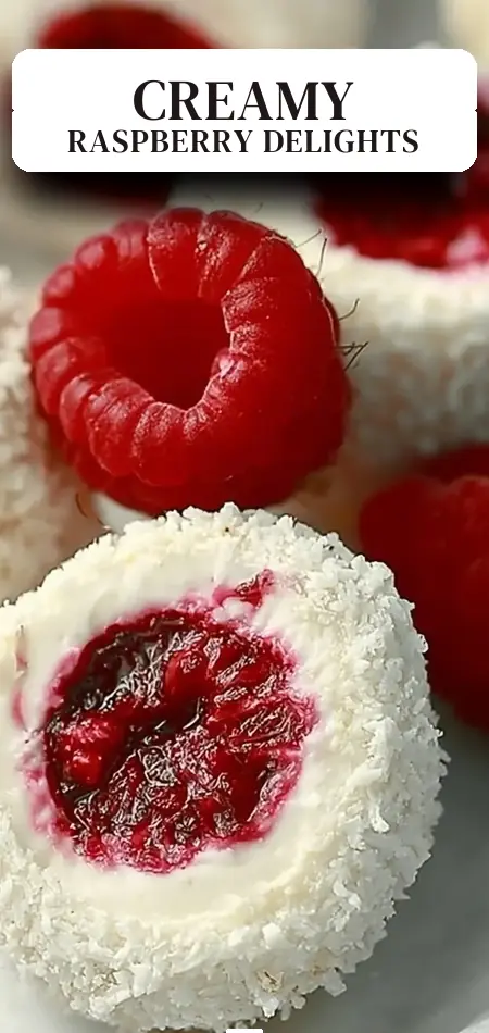 Pinterest pin (Design 2) for Raspberry Cream Cheese Bites