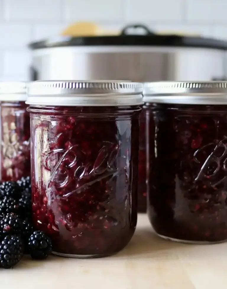 A delicious plate of Canning Blackberry Pie Filling