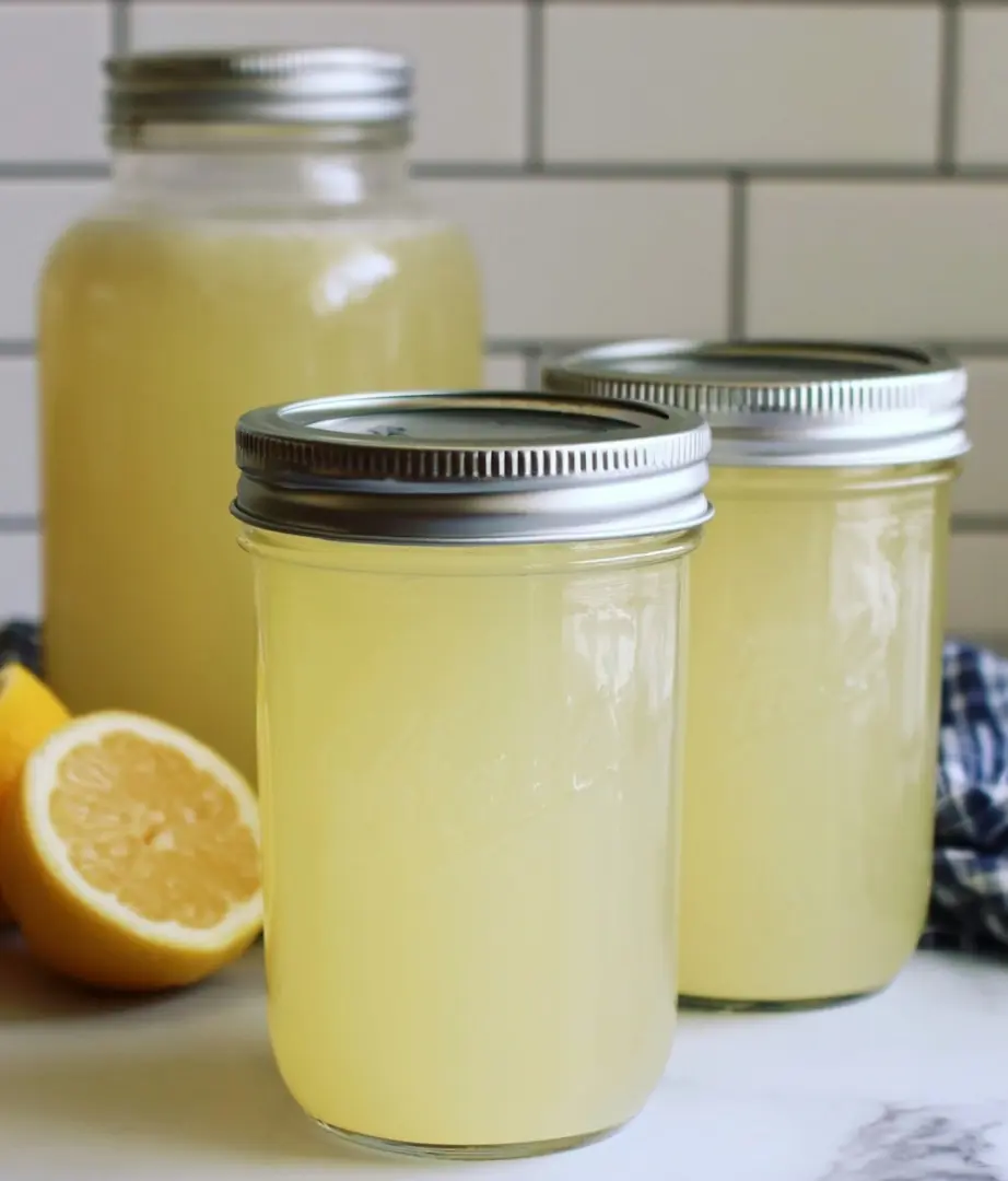 A delicious plate of Canning Lemonade (& Lemonade Concentrate)