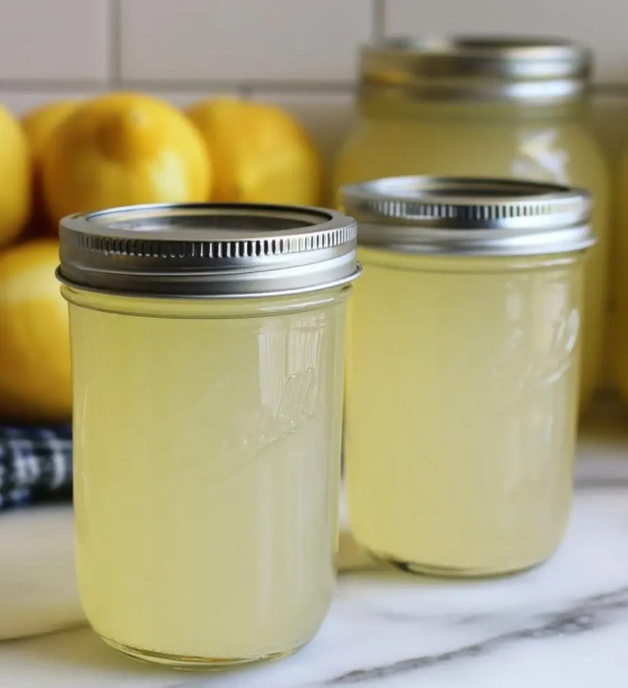 A delicious plate of Canning Lemonade (& Lemonade Concentrate)