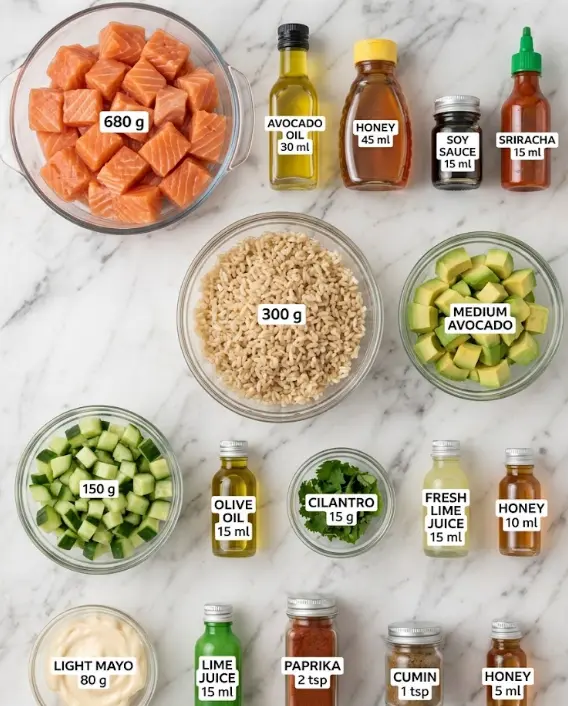 quick-honey-glazed-salmon-rice-bowls-recipe-bensrecipes