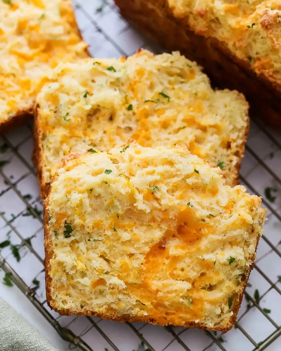 A delicious plate of Cheddar Bay Biscuit Bread