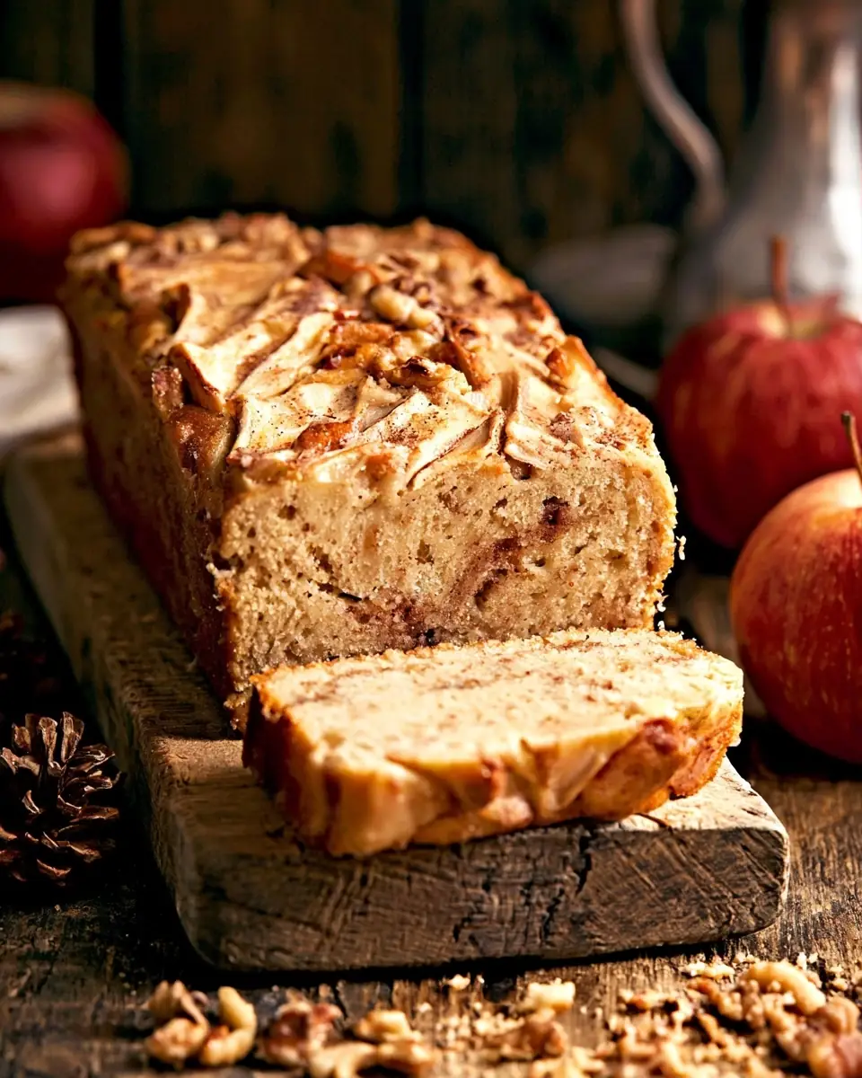 A delicious plate of Cinnamon Apple Bread