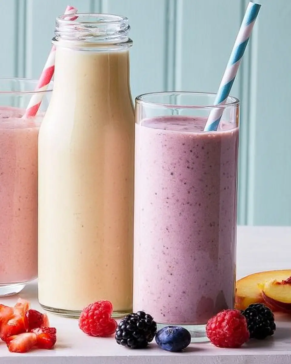A delicious plate of Copycat Chobani Yogurt Protein Drink