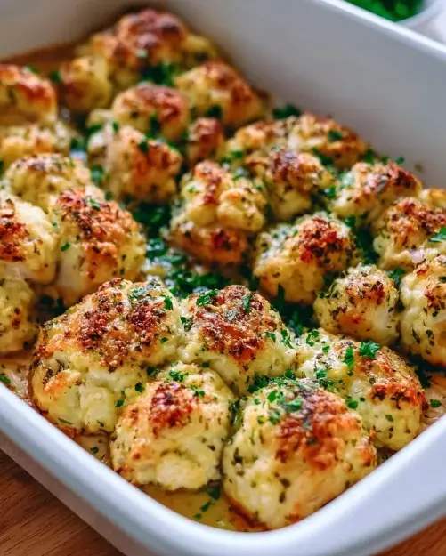 A delicious plate of Cottage Cheese Parmesan Chicken Bites - Protein Powerhouse