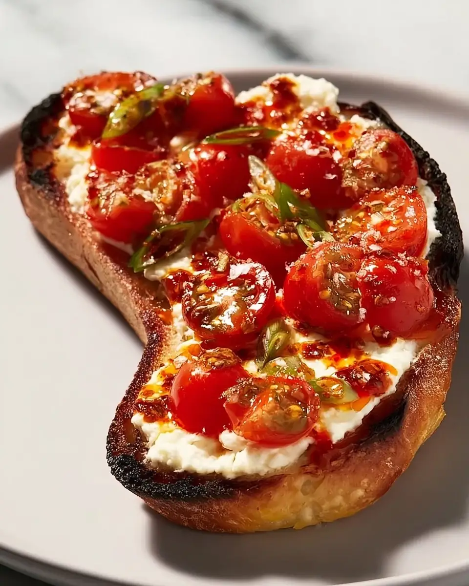 A delicious plate of Cottage Cheese Toast