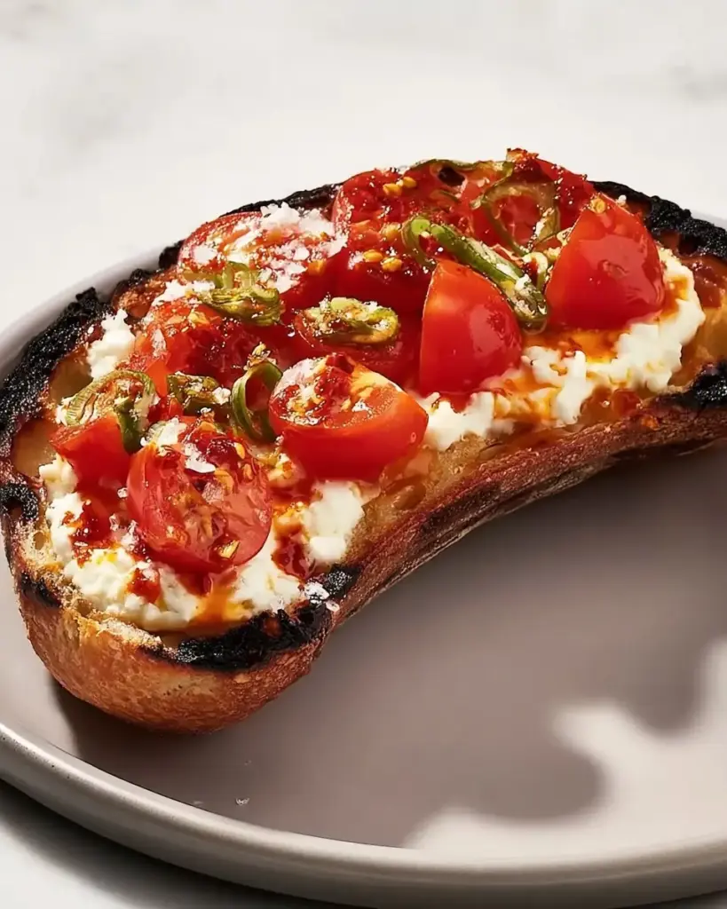 A delicious plate of Cottage Cheese Toast