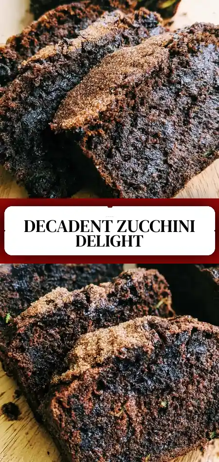 Pinterest pin (Design 3) for Chocolate Zucchini Bread