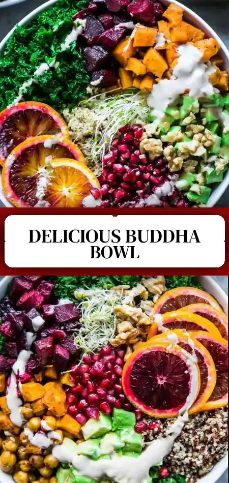 Pinterest pin (Design 3) for The Best Buddha Bowl Recipe