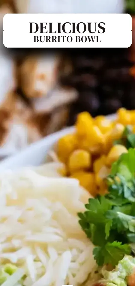 Pinterest pin (Design 2) for Chipotle Burrito Bowl Copycat Recipe