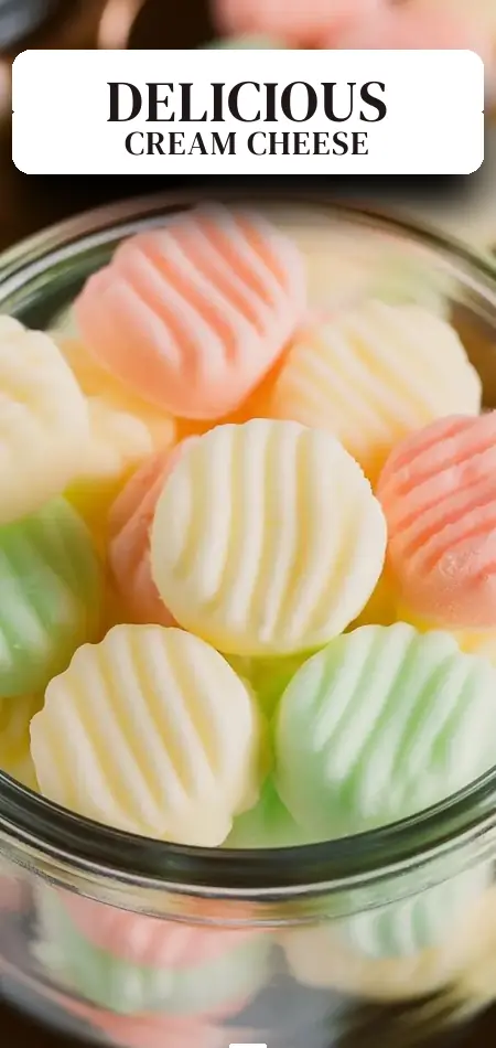 Pinterest pin (Design 2) for Cream Cheese Mints