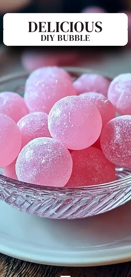 Pinterest pin (Design 2) for Homemade Bubble Gum