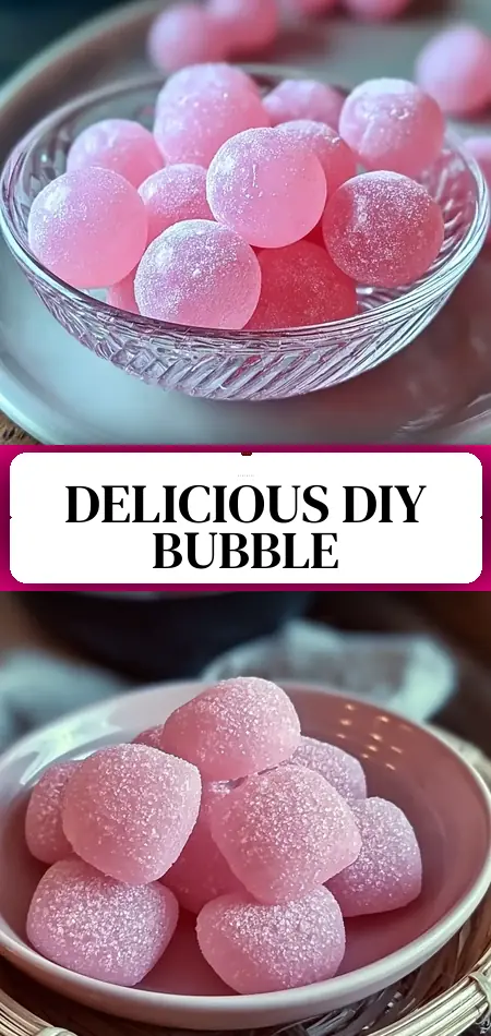Pinterest pin (Design 3) for Homemade Bubble Gum
