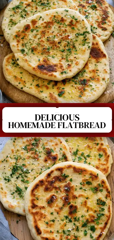 Pinterest pin (Design 3) for Flatbread