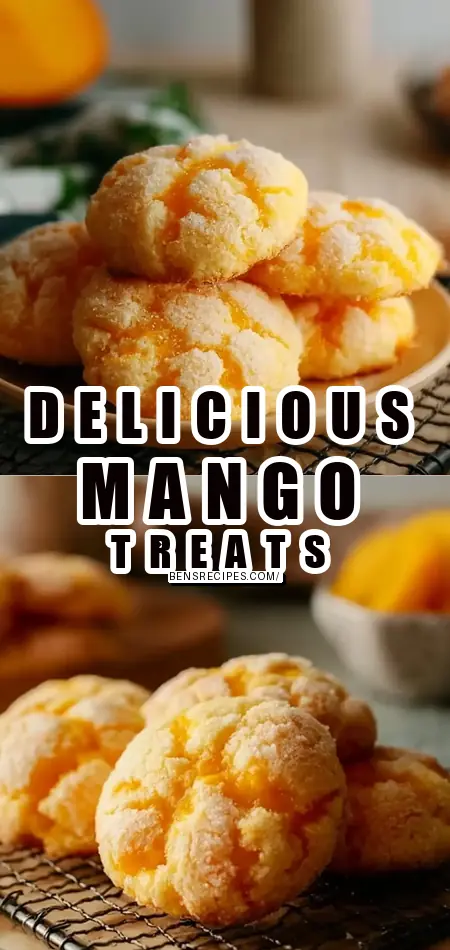 Pinterest pin (Design 1) for Mango Cookies