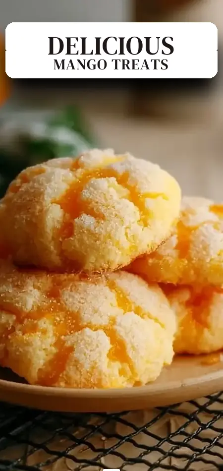 Pinterest pin (Design 2) for Mango Cookies