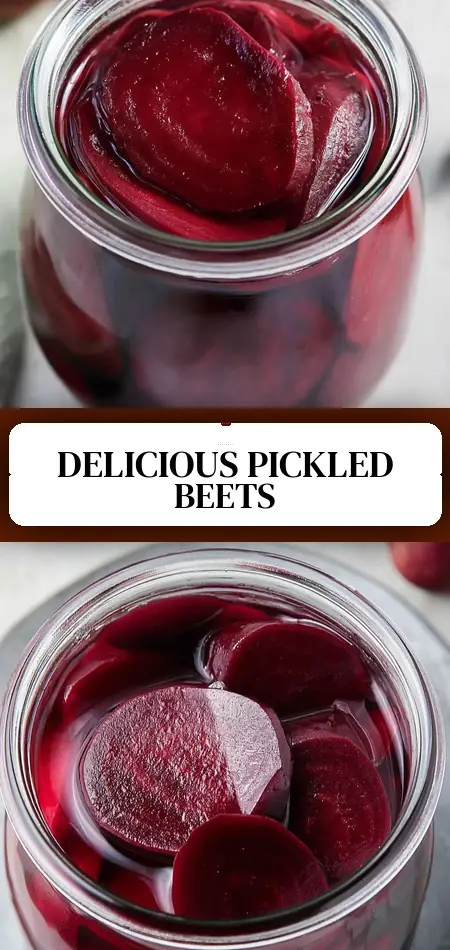 Pinterest pin (Design 3) for Easy Pickled Beets