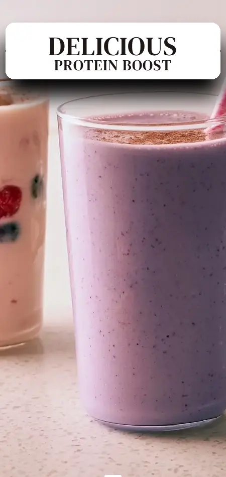 Pinterest pin (Design 2) for Protein Shake