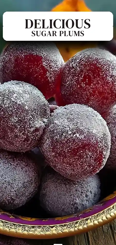 Pinterest pin (Design 2) for Homemade Sugar Plums