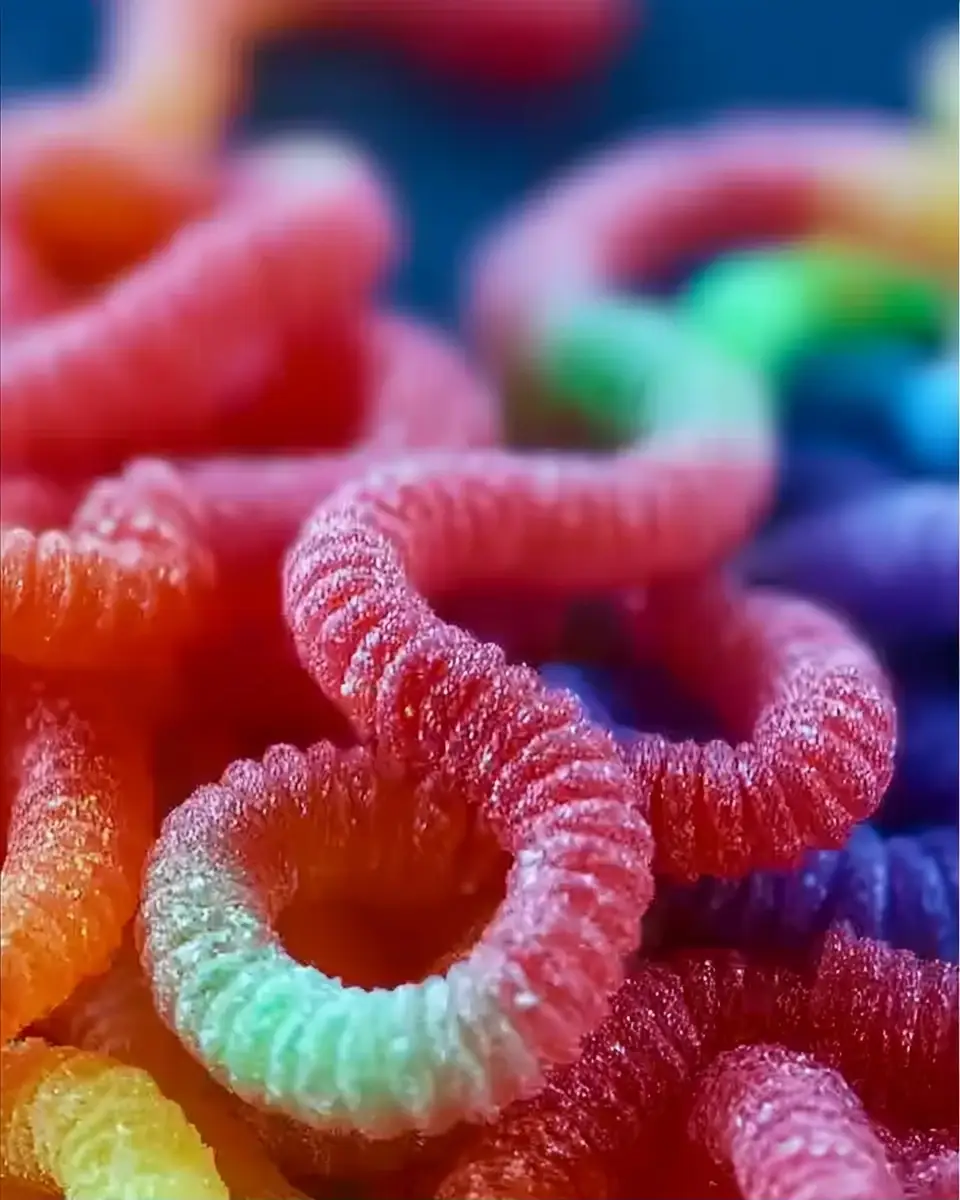 A delicious plate of DIY Kool-Aid Candy Ropes: An Incredible Ultimate Recipe for Kids