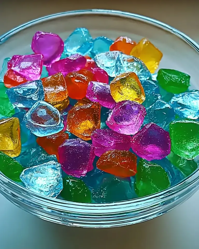 A delicious plate of Delightful Homemade Crystal Candy for Sweet Family Moments
