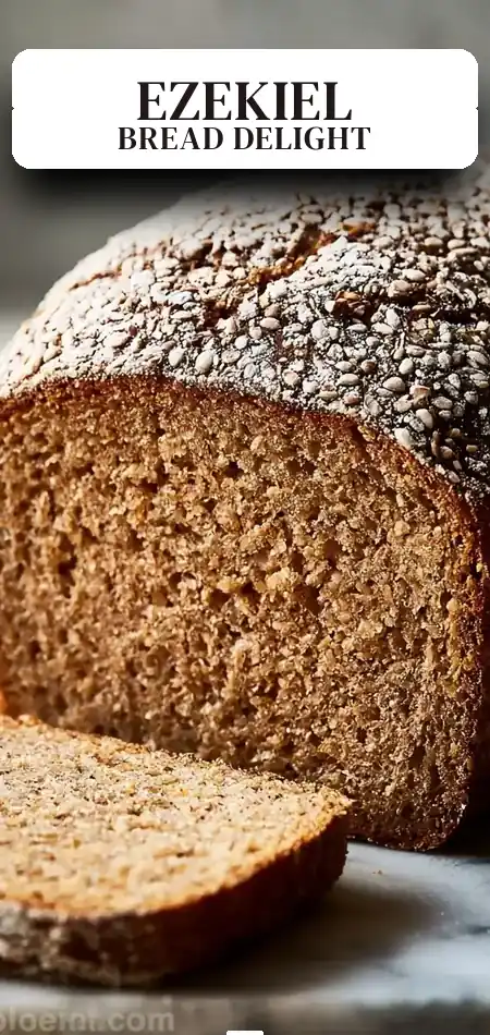 Pinterest pin (Design 2) for Biblical Bread Recipe: Ezekiel 4:9 Ancient Loaf