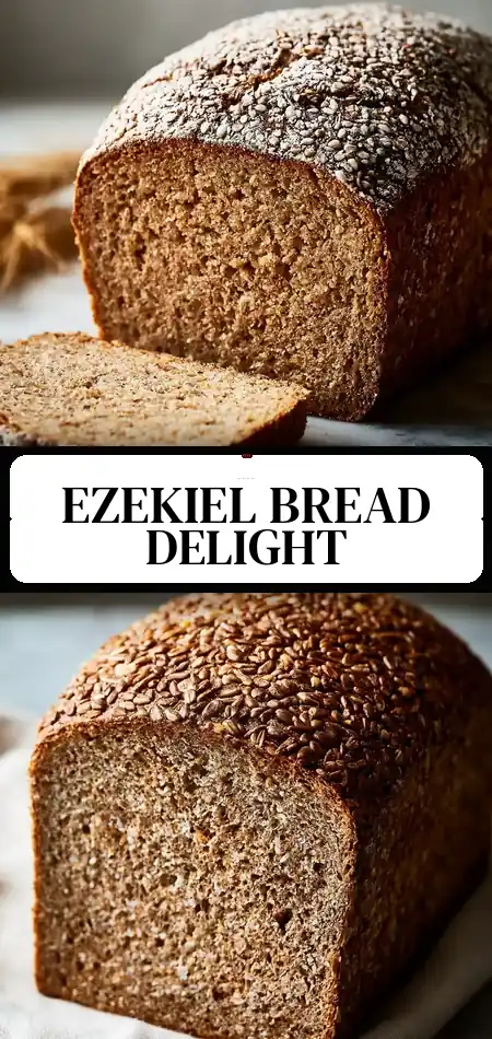 Pinterest pin (Design 3) for Biblical Bread Recipe: Ezekiel 4:9 Ancient Loaf
