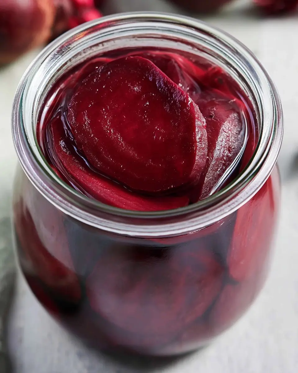 A delicious plate of Easy Pickled Beets