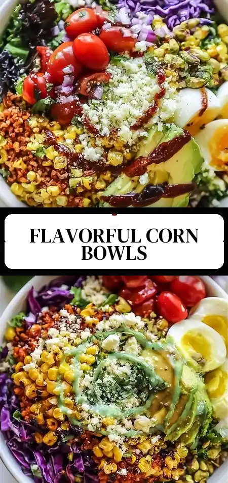 Pinterest pin (Design 3) for Mexican Street Corn Buddha Bowls