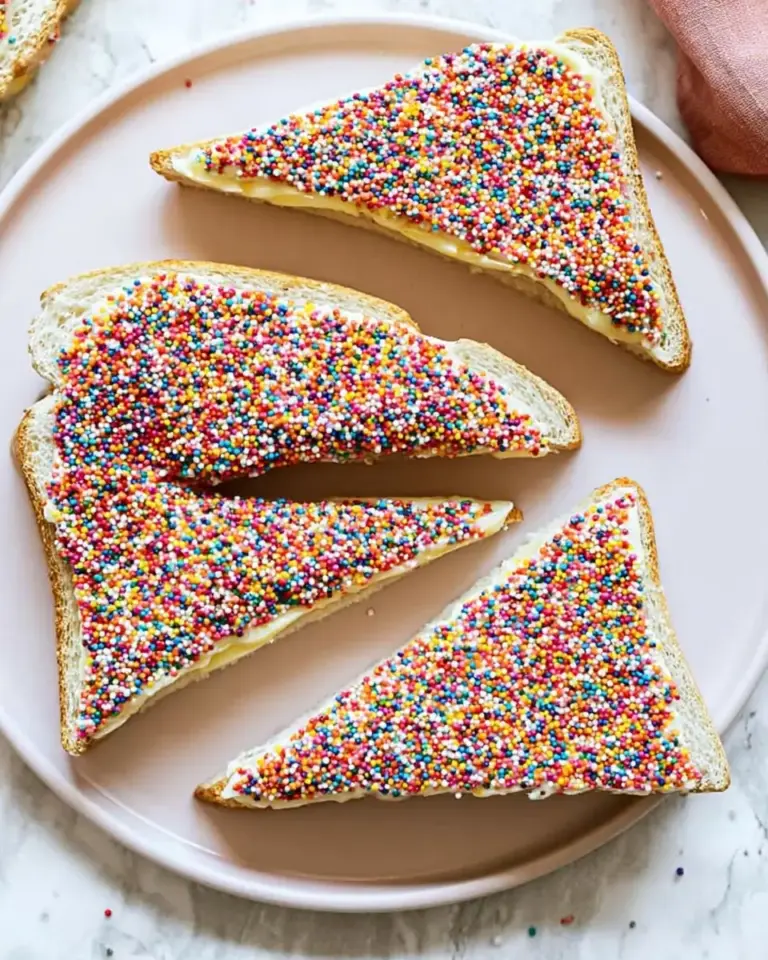 A delicious plate of Fairy Bread