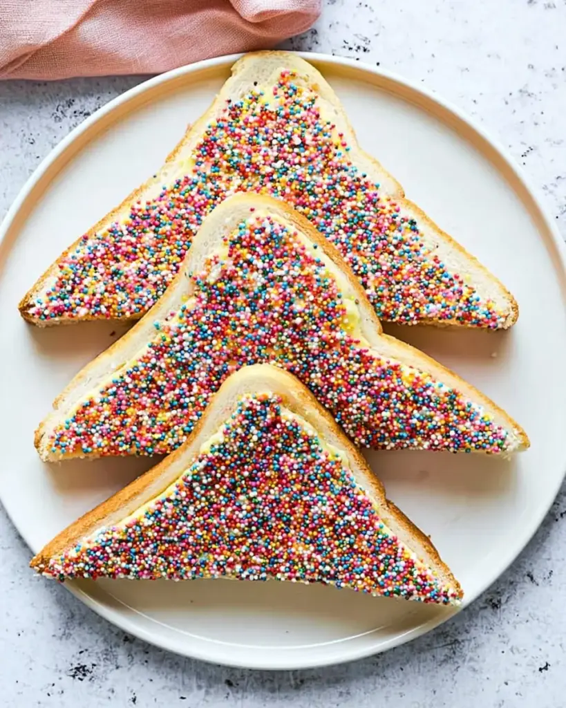 A delicious plate of Fairy Bread
