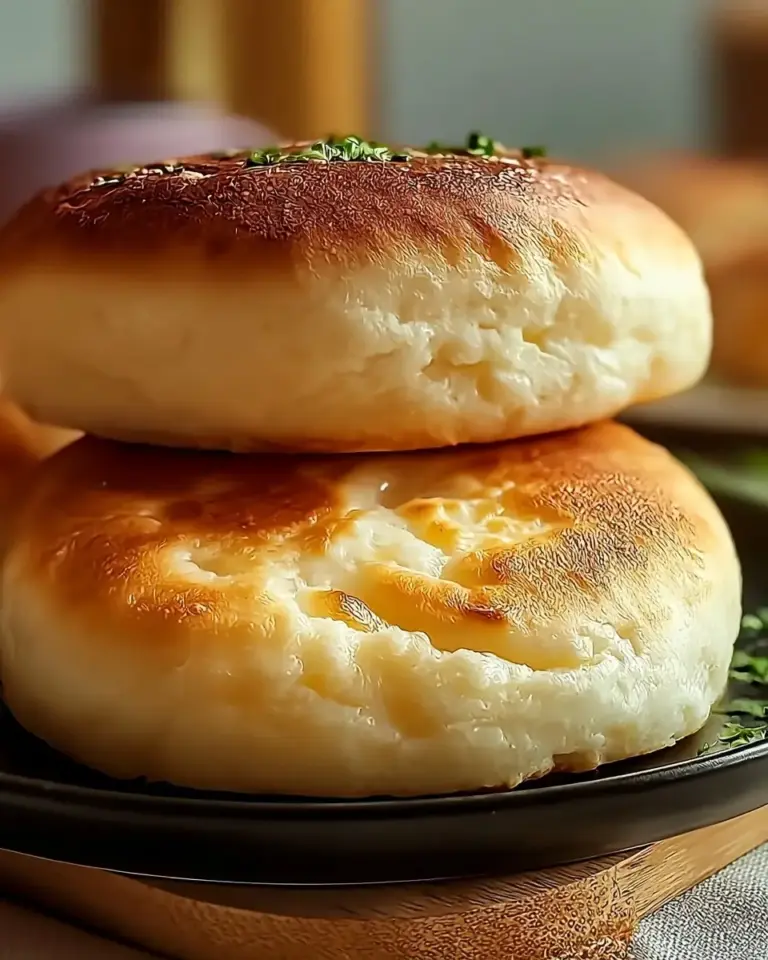 A delicious plate of Fluffy Cottage Cheese Cloud Bread: Soft, Easy Bliss