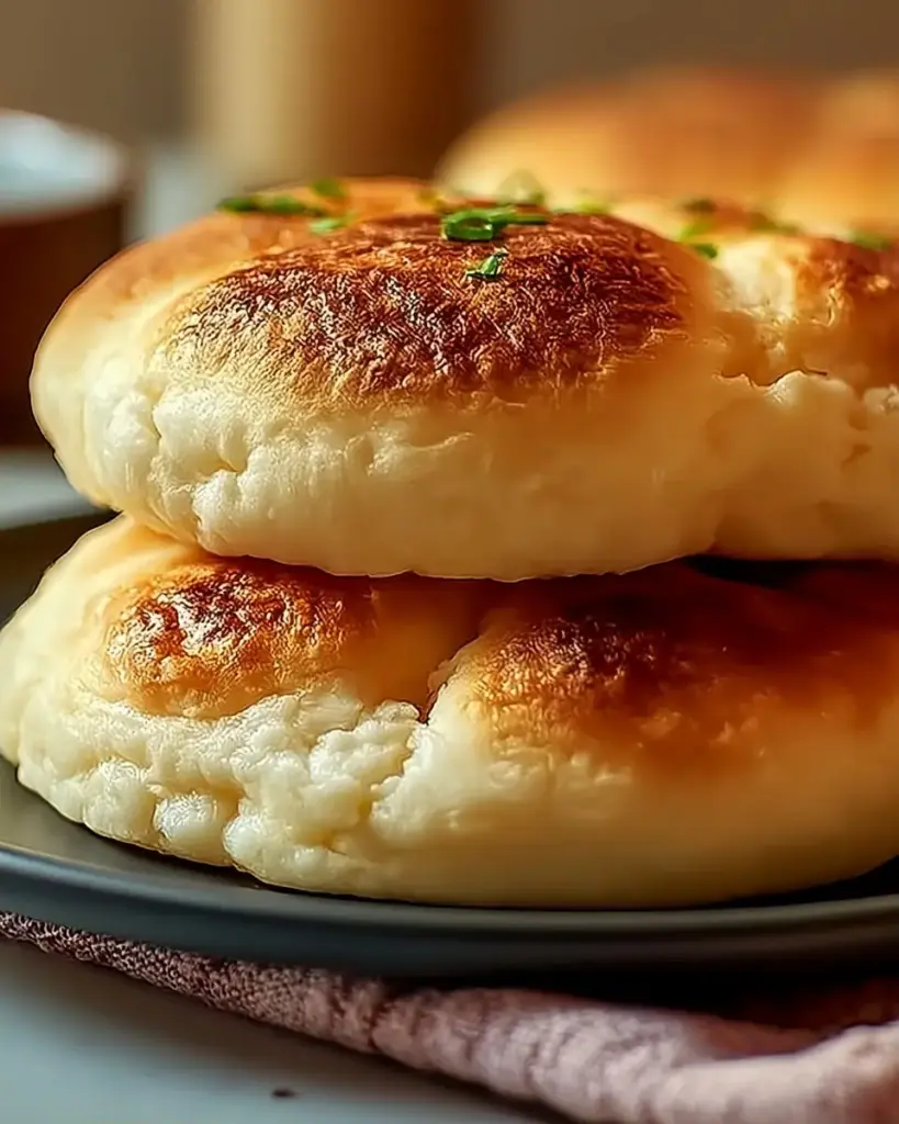 A delicious plate of Fluffy Cottage Cheese Cloud Bread: Soft, Easy Bliss