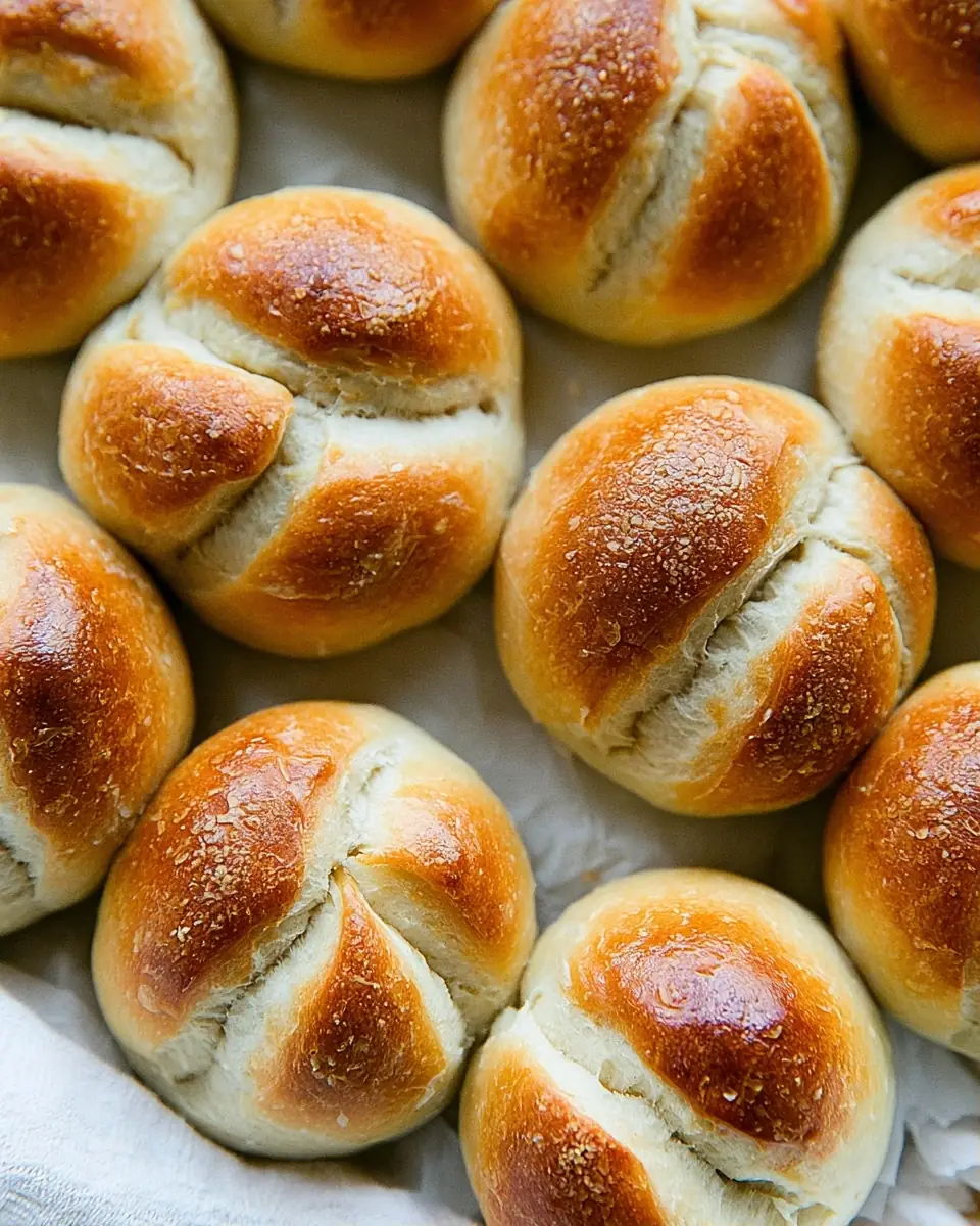 A delicious plate of French Bread Rolls