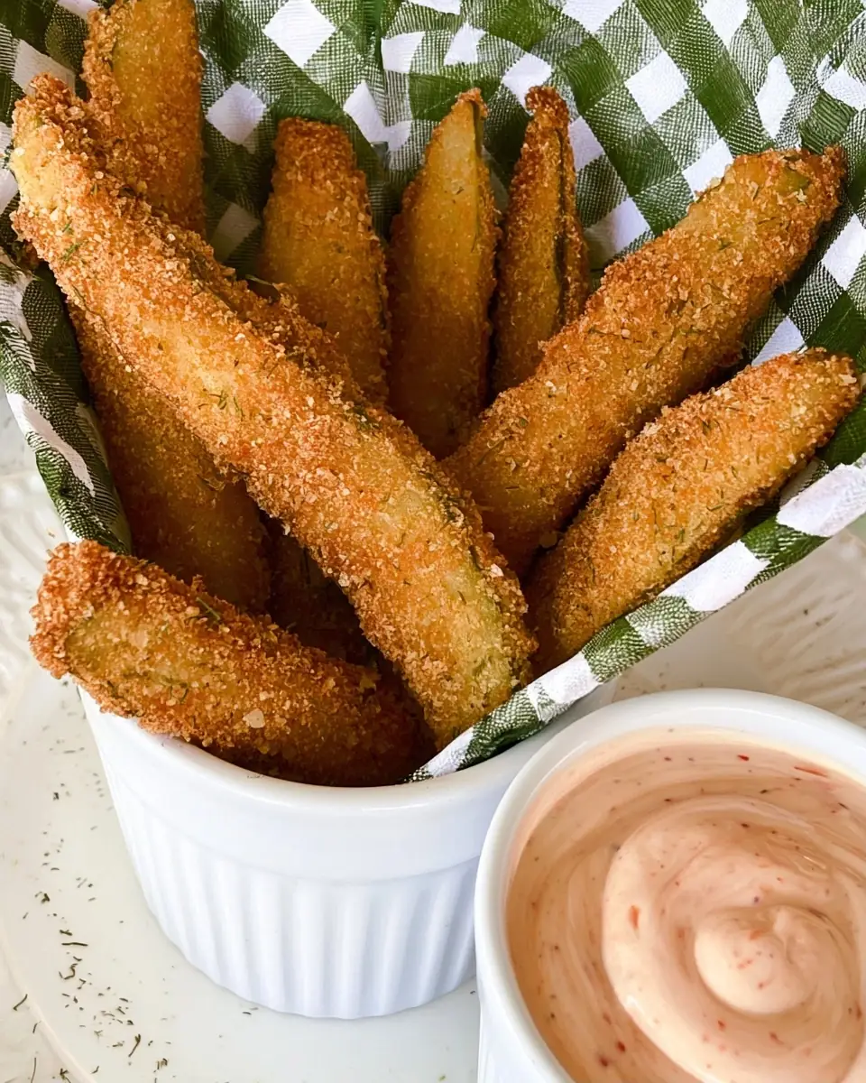 A delicious plate of Fried Pickles Disneyland Copycat Recipe