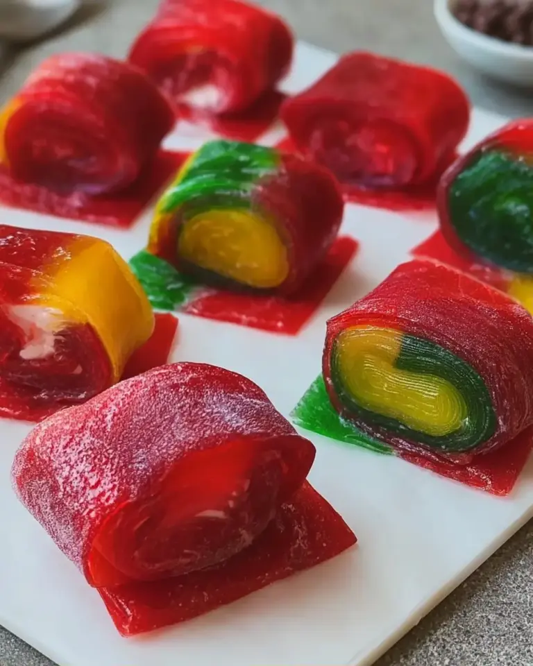 A delicious plate of Fruit Roll-Ups Ice Cream Bites: The Indulgent Treat You Need